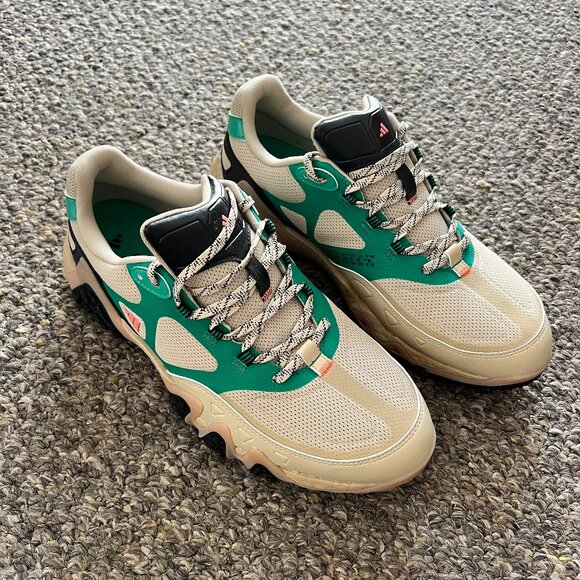 Adidas Adicross Low Boost 'Savanna Court Green' Size 11. Green. Never Worn